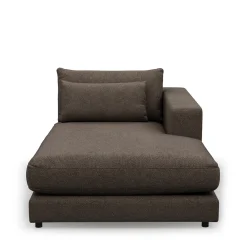 Stephen Chaise Longue Right, bouclé, hedgehog