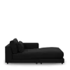 Stephen Chaise Longue Right, bouclé, black swan