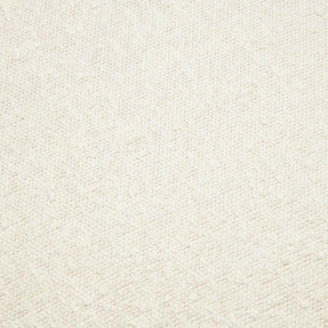 Stephen Corner Arm Left, bouclé, simply white