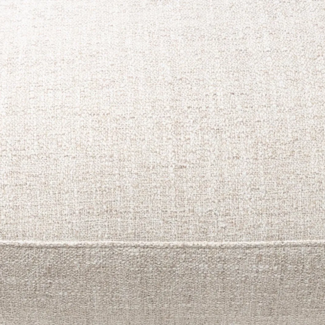 Stephen Corner Arm Left, rich tweed, antique white