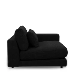 Stephen Corner Arm Right, bouclé, black swan