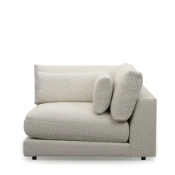 Stephen Corner, bouclé, simply white