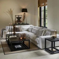 Stephen Corner, rich tweed, antique white