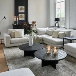 Stephen Corner, rich tweed, antique white