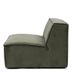 The Jagger Center 125 cm, english rib, moss green