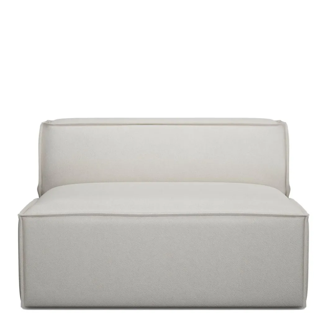 The Jagger Center 125cm, oxford weave, alaskan white