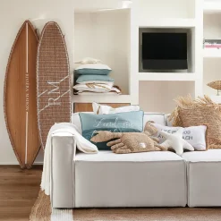 The Jagger Center 125cm, oxford weave, alaskan white