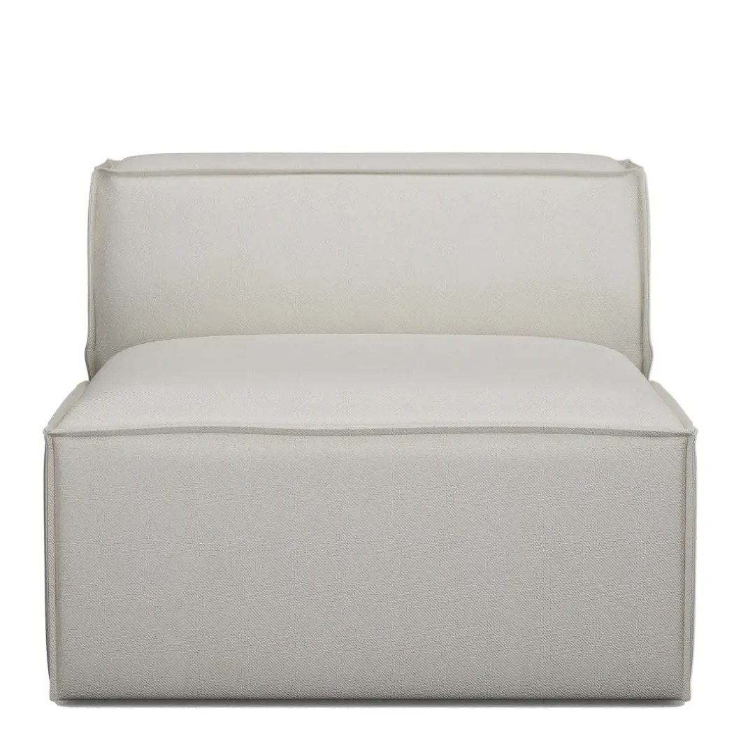 The Jagger Center 95cm, oxford weave, alaskan white