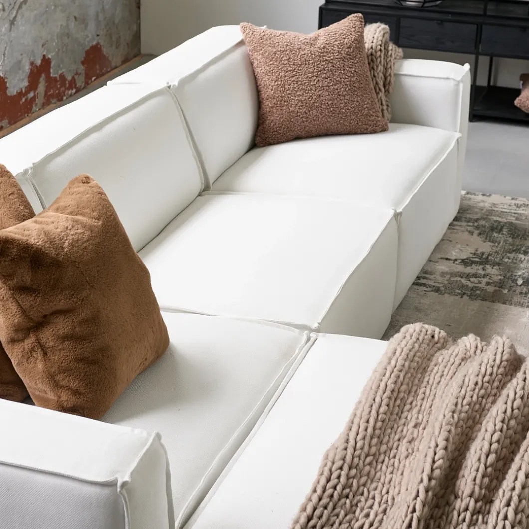 The Jagger Center 95cm, oxford weave, alaskan white