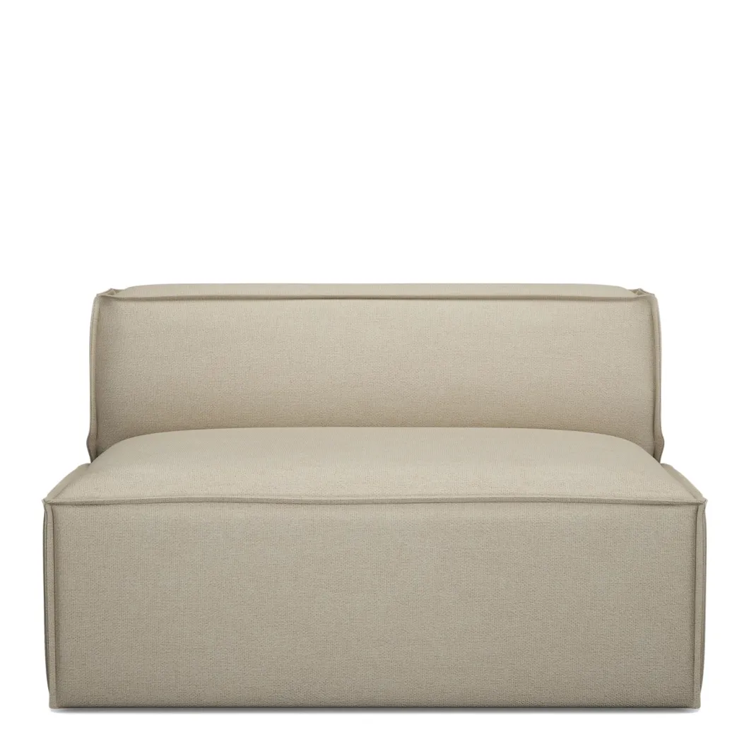 The Jagger Center 125cm, oxford weave, flanders flax