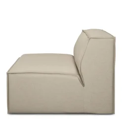 The Jagger Center 125cm, oxford weave, flanders flax