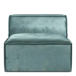 The Jagger Center 95cm, velvet, mineral blue