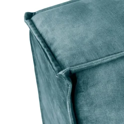 The Jagger Center 125cm, velvet, petrol