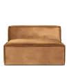 The Jagger Center 125cm, velvet, cognac