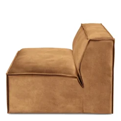 The Jagger Center 125cm, velvet, cognac