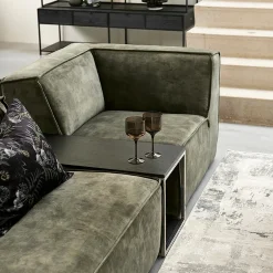 The Jagger Center 125cm, velvet, ivy