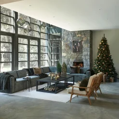 The Jagger Center 125cm, velvet, ivy