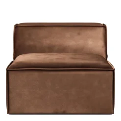 The Jagger Center 95cm, velvet, chocolate