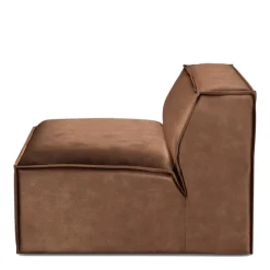 The Jagger Center 95cm, velvet, chocolate