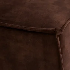 The Jagger Center 95cm, velvet, chocolate