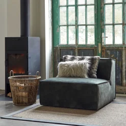 The Jagger Center 95cm, velvet, ivy