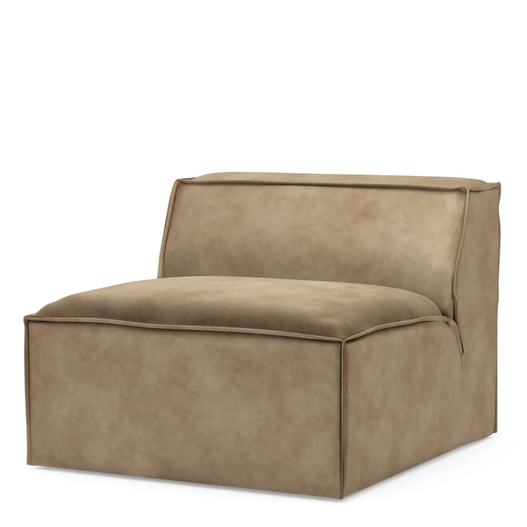 The Jagger Center 95cm, velvet, golden beige
