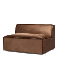 The Jagger Center 125cm, velvet, chocolate