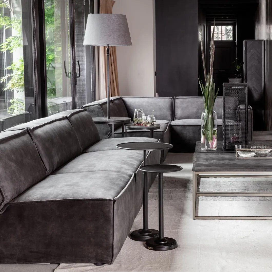 The Jagger Center 95cm, velvet, grimaldi grey