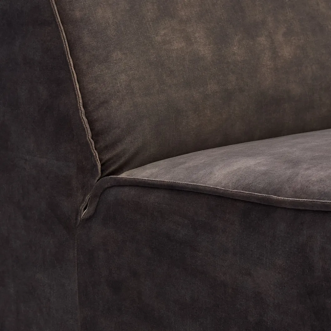 The Jagger Center 95cm, velvet, grimaldi grey