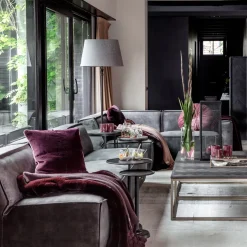 The Jagger Center 95cm, velvet, grimaldi grey