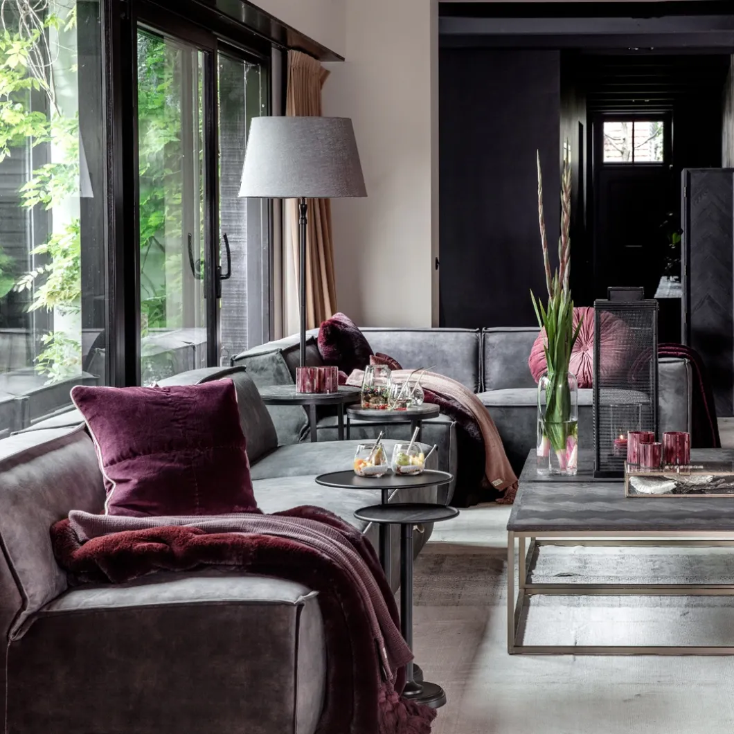 The Jagger Center 95cm, velvet, grimaldi grey