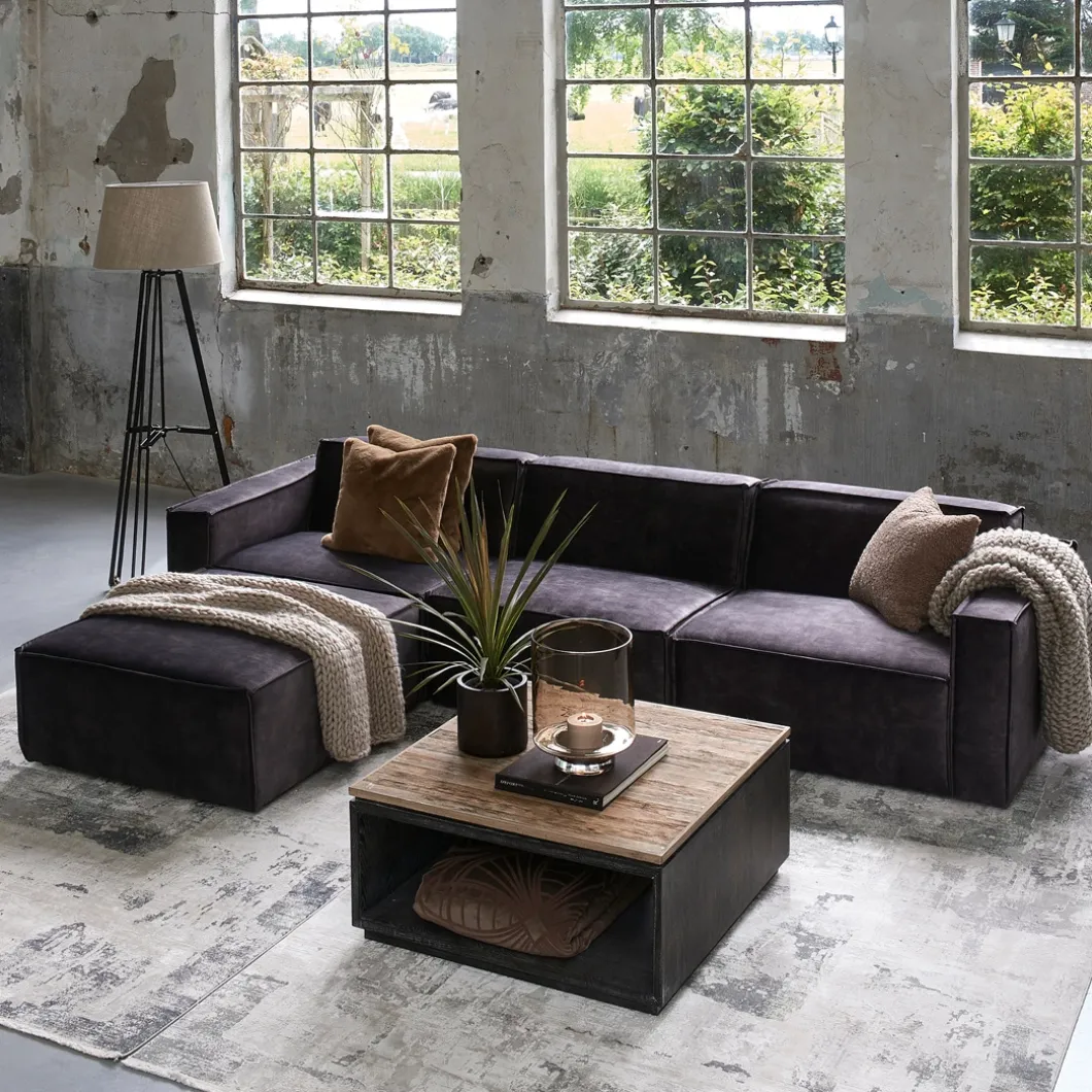 The Jagger Center 95cm, velvet, grimaldi grey