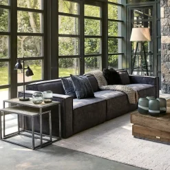 The Jagger Center 95cm, velvet, grimaldi grey