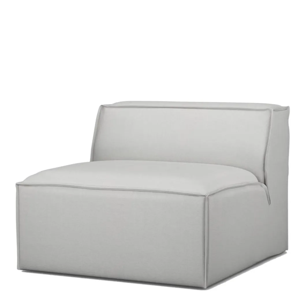 The Jagger Center 95cm, washed cotton, ash grey