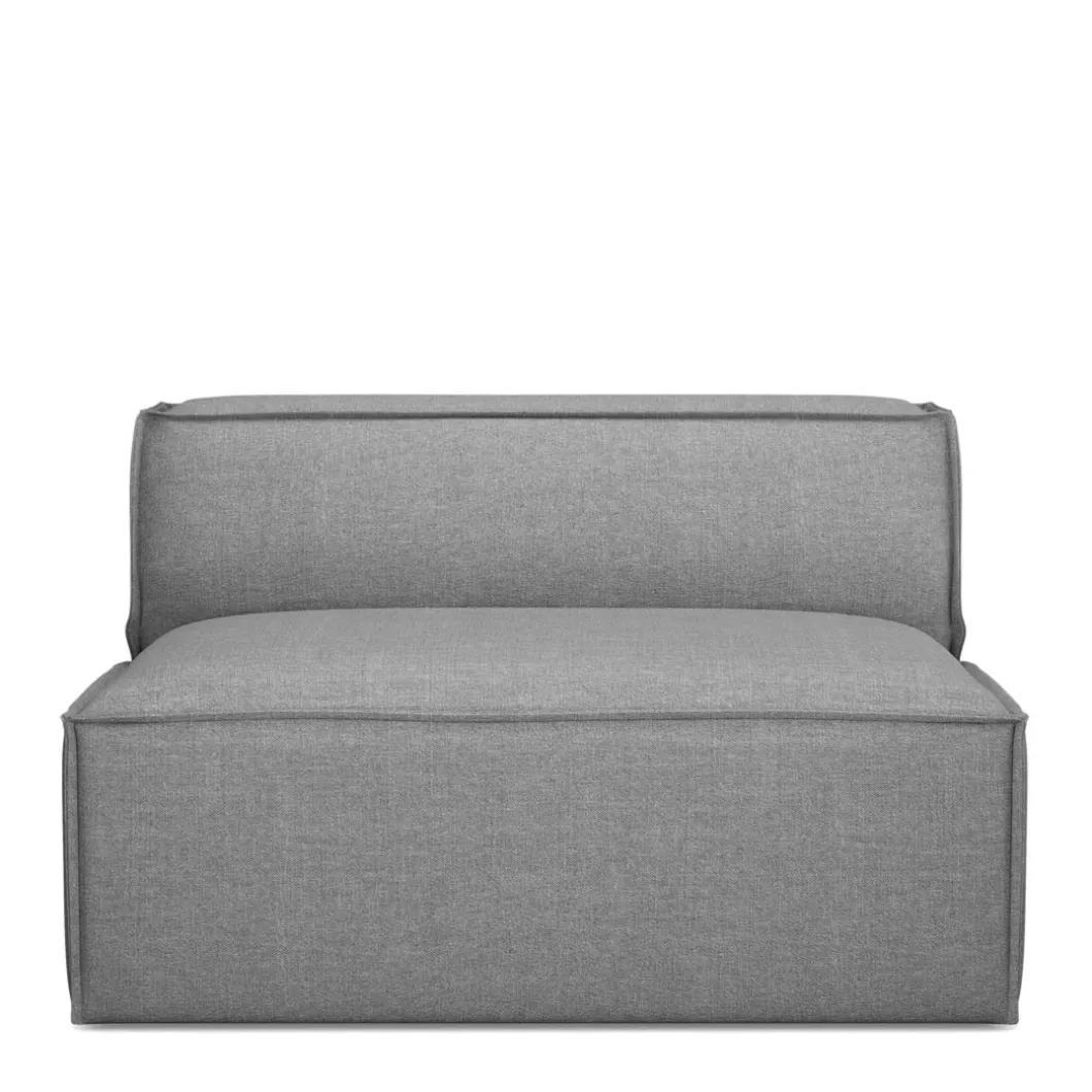 The Jagger Center 125cm, washed cotton, grey