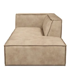The Jagger Chaise Longue Right, velvet, golden beige