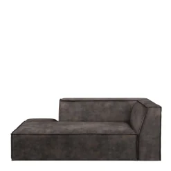 The Jagger Chaise Longue Left, velvet, grimaldi grey