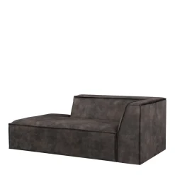 The Jagger Chaise Longue Left, velvet, grimaldi grey