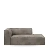 The Jagger Chaise Longue Right, english rib, thyme