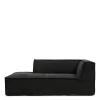 The Jagger Chaise Longue Left, celtic weave, caviar