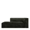 The Jagger Chaise Longue Left, velvet, ivy