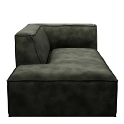 The Jagger Chaise Longue Left, velvet, ivy