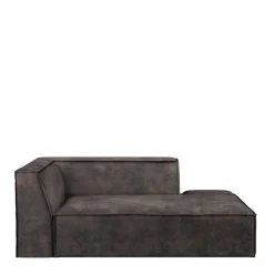 The Jagger Chaise Longue Right, velvet, grimaldi grey
