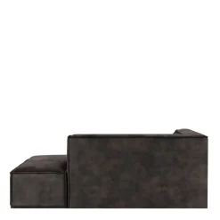 The Jagger Chaise Longue Right, velvet, grimaldi grey