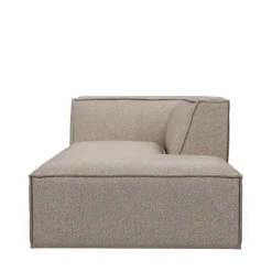 The Jagger Chaise Longue Right, bouclé, desert