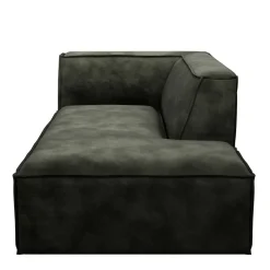 The Jagger Chaise Longue Right, velvet, ivy