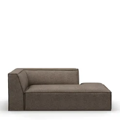 The Jagger Chaise Longue Right, bouclé, hedgehog