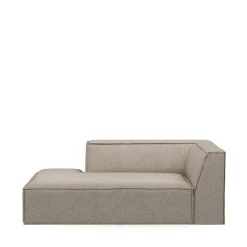 The Jagger Chaise Longue Left, bouclé, desert