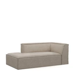 The Jagger Chaise Longue Left, bouclé, desert