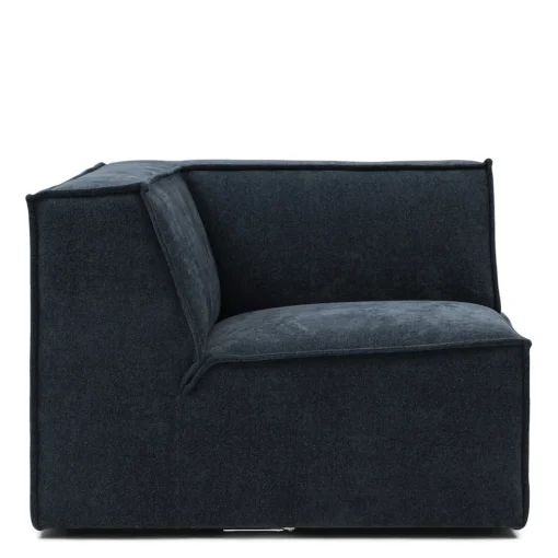 The Jagger Corner, french weave, deep blue